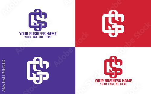 Letter CS Monogram or SC Monogram, Letter C and S interlocking logo for clothing brand, apparel, streetwear and sport