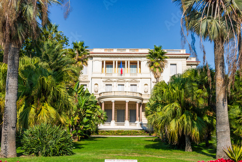 Iconic landmarks of Nice, France