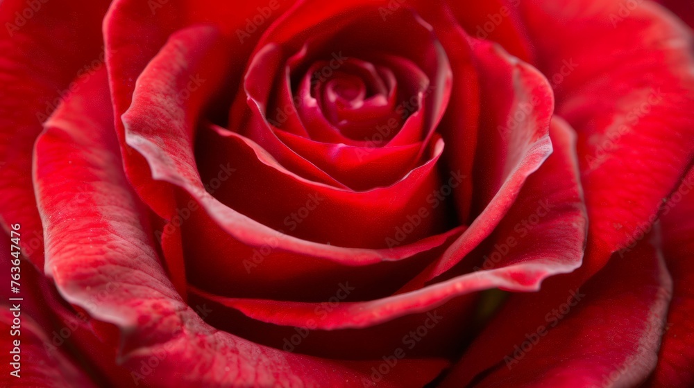 Up Close Image of a Red Rose Flower Up Close Image of a Red Rose Flower