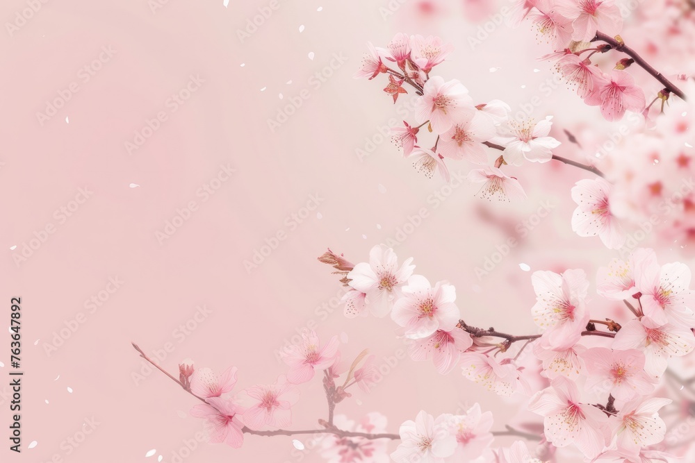 Obraz premium 桜の背景