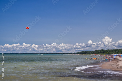 Summer time is fun time at the beaches - Grand Bend, ON, Canada photo