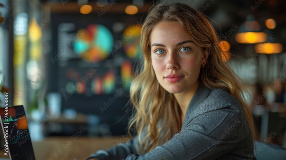 Fototapeta premium In the realm of accounting and finance, AI emerges as a pivotal tool, streamlining processes, enhancing accuracy, mitigating risks, and empowering decision-makers with data-driven insights.