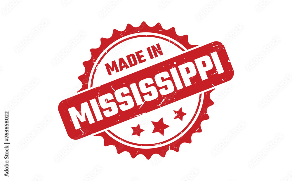Made In Mississippi Rubber Stamp Made In Mississippi Rubber Stamp