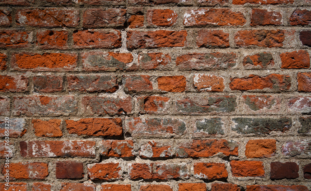 Obraz premium Background of old vintage brick wall