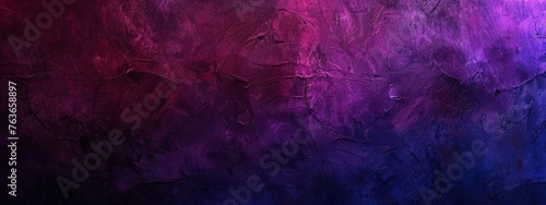 Deep blue and vivid purple textured overlay, evoking the mysterious depths of space.