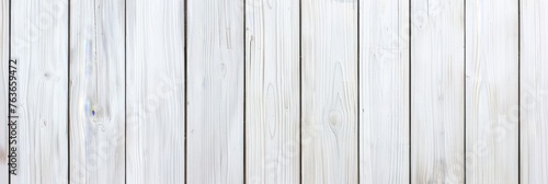 White painted wooden planks with natural grain patterns  ideal for rustic chic backgrounds.