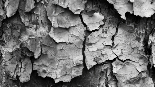 abstract spotty texture of old bark of wood of monochrome tone for natural backgrounds and for