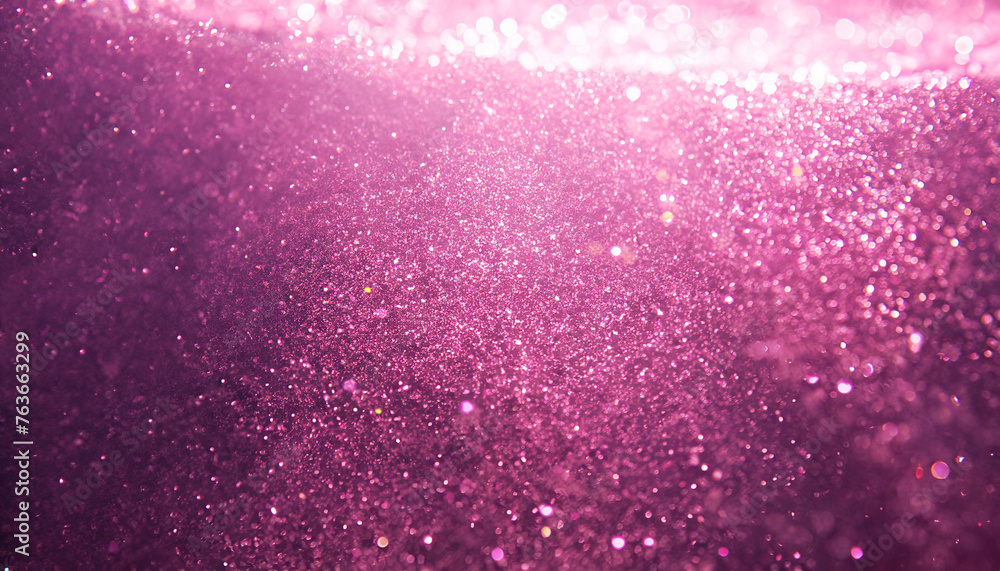 Abstract elegant, detailed pink glitter particles flow with shallow depth of field underwater. Holiday magic shimmering luxury background. Festive sparkles and lights. de-focused. Abstract elegant, detailed pink glitter particles flow with shallow depth of field underwater. Holiday magic shimmering luxury background. Festive sparkles and lights. de-focused.