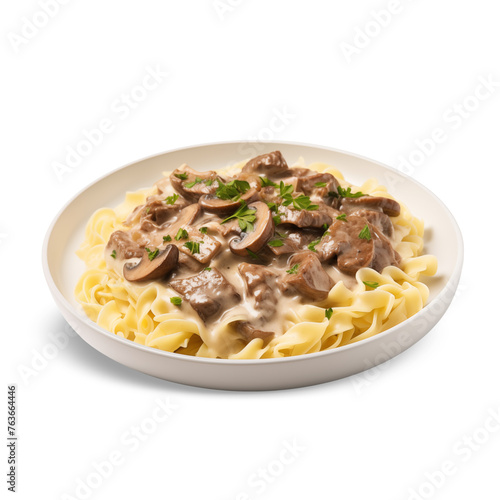 stroganoff beef with mushrooms