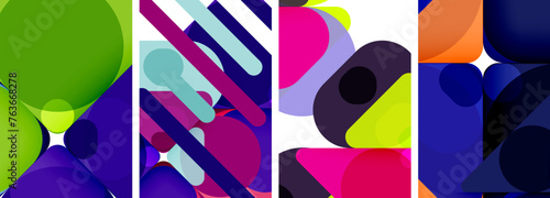 Geometric elements abstract backgrounds for wallpaper, business card, cover, poster, banner, brochure, header, website