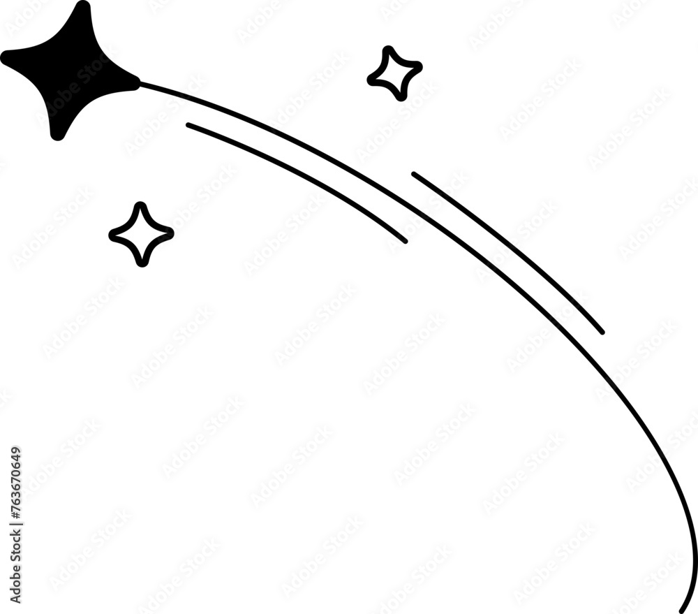 Obraz premium Hand Drawn Stars