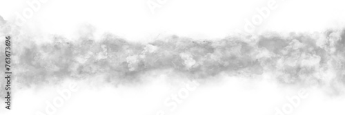 isolated long white cloud element