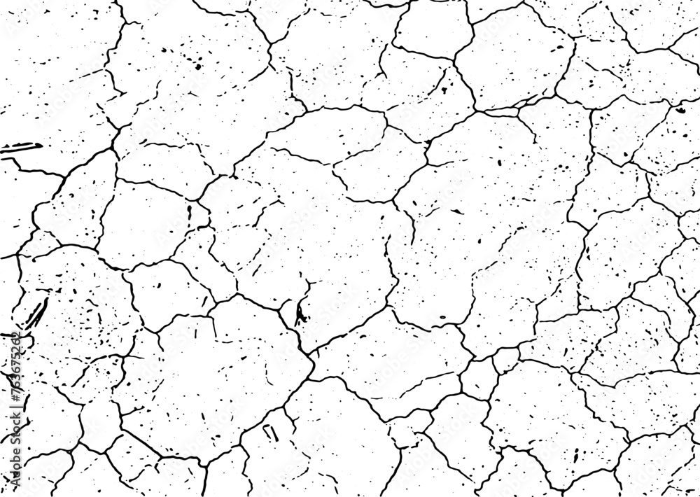 texture of the wall, a black and white vector of a cracked  land, a black and white drawing of a cracked wall, cracked and cracked white grunge effect with a few small holes, a black and white drawing
