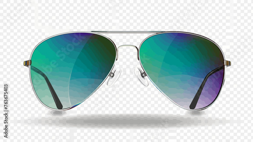 a pair of sunglasses on a transparent background photo