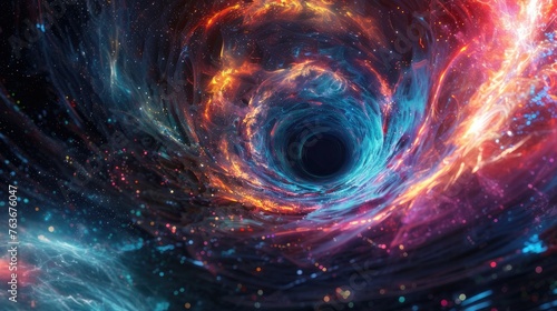 Exploring the Enigmatic Depths of a Multidimensional Psychedelic Black Hole photo