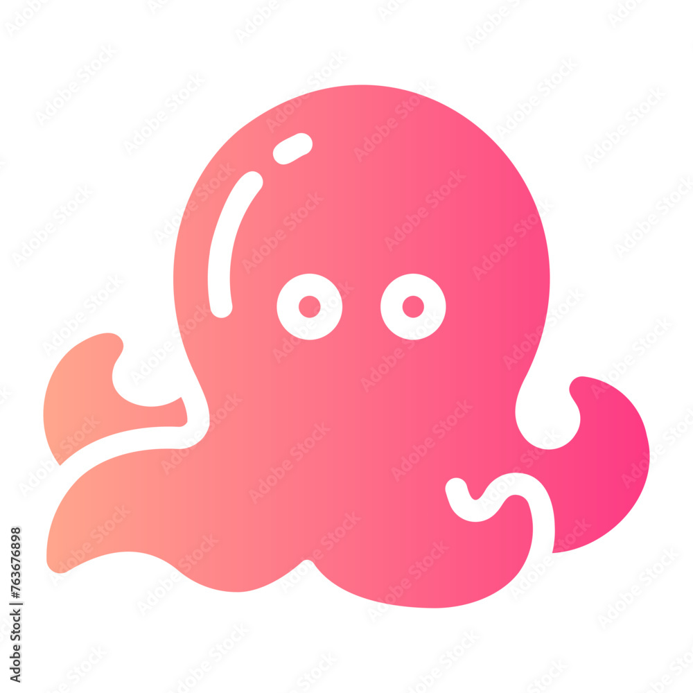 octopus Gradient icon octopus Gradient icon