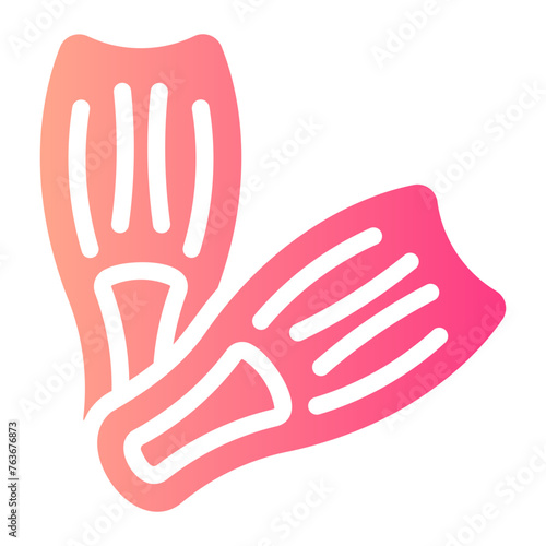 flippers Gradient icon