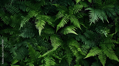 leafy green fern background