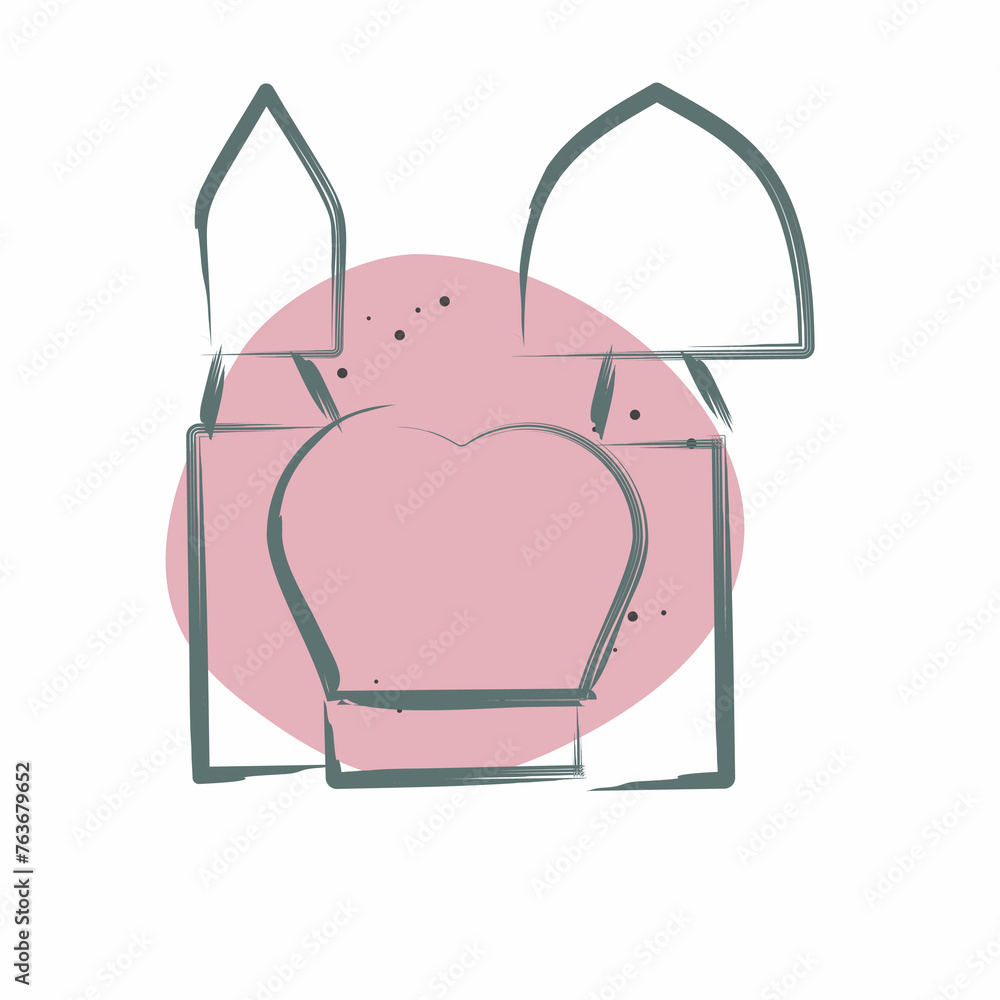 Icon Carbide Finishing. related to Dentist symbol. Color Spot Style. simple design editable. simple illustration Icon Carbide Finishing. related to Dentist symbol. Color Spot Style. simple design editable. simple illustration