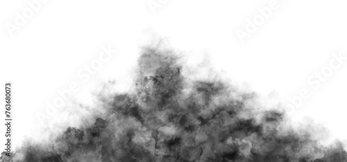 dirty black smoke pollution