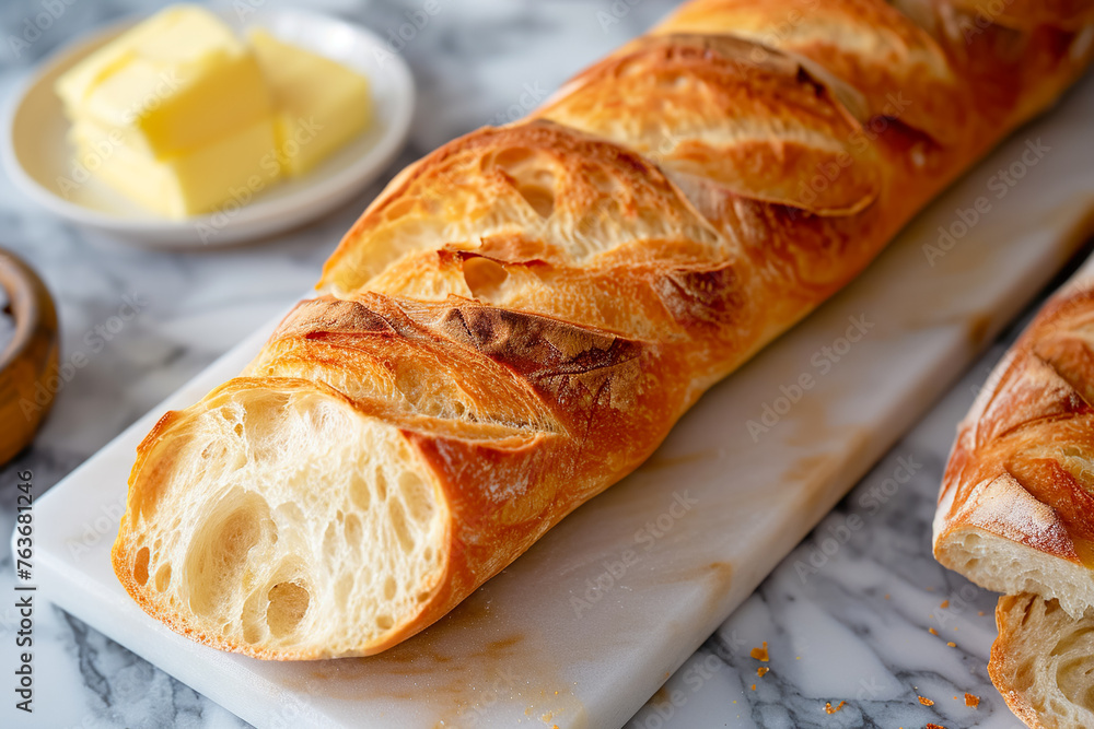 A slice of bread with butter on top A slice of bread with butter on top