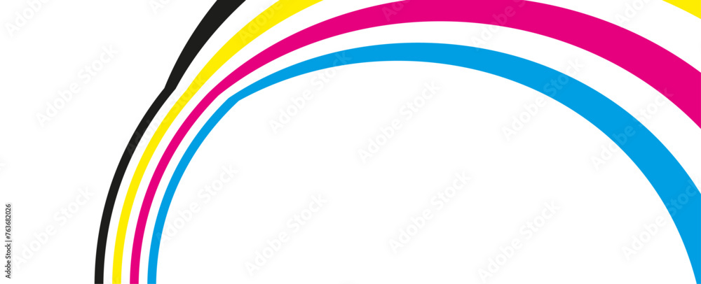 abstract black background with cmyk lines. Cyan, Magenta, Yellow And Black. Simple vector Illustration abstract black background with cmyk lines. Cyan, Magenta, Yellow And Black. Simple vector Illustration