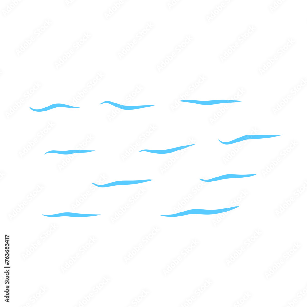 sea ​​wave vector element