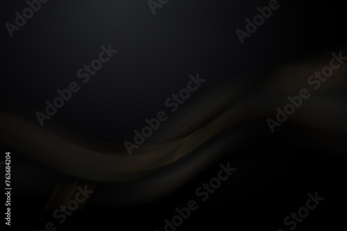 Fototapeta Naklejka Na Ścianę i Meble -  black elegant background with wave gold line modern luxury