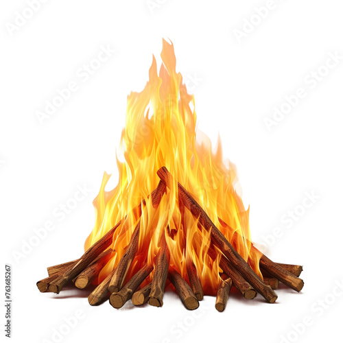 bonfire icon isolated on white background
