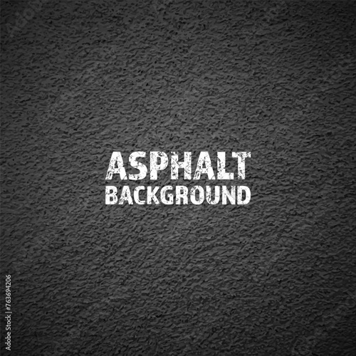 Asphalt road texture, concrete highway surface. Pattern with grainy structure, grunge stone background. Vector illustration