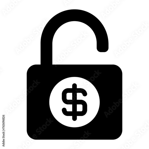 Lock finance economy icon