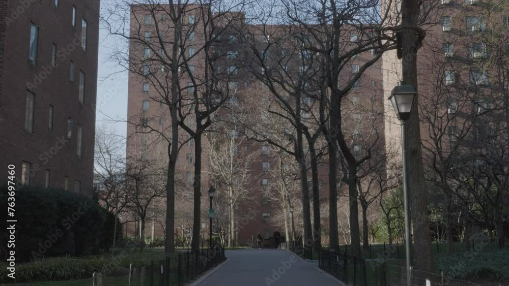 Stuytown apartment building Establishing shot Stuytown apartment building Establishing shot