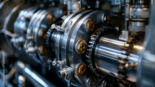 A detailed shot of a sleek cylindrical device reveals its intricate inner workings a complex arrangement of gears pistons and valves used to harness thermal energy and convert