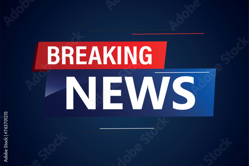 breaking news poster banner graphic design icon logo sign symbol social media website coupon

