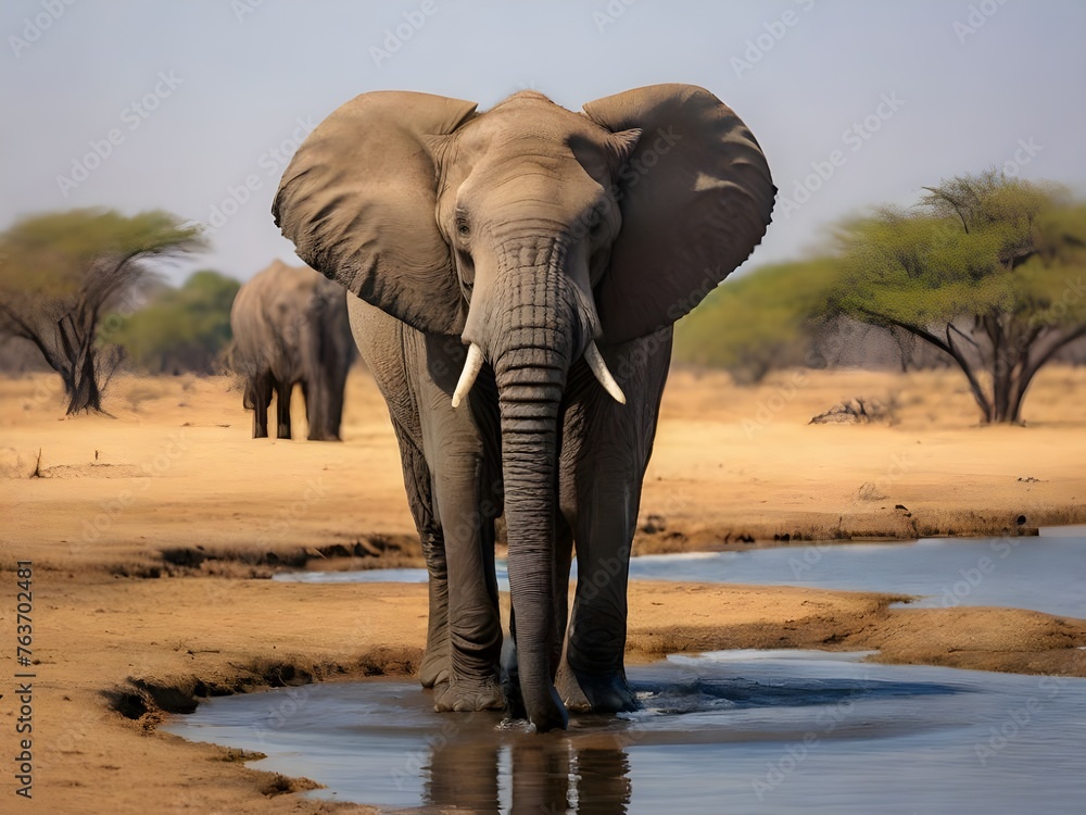 Africa Botswana Chobe National Park African Elephant L