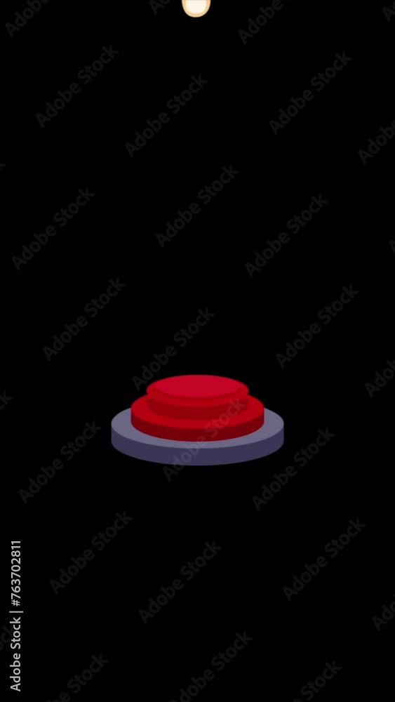Red and Green Emergency Push Buttons, Finger presses the red and green button, Hand push red button on transparent background, 