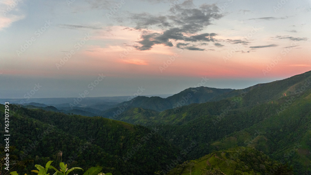 Fototapeta premium sunrise in the mountains