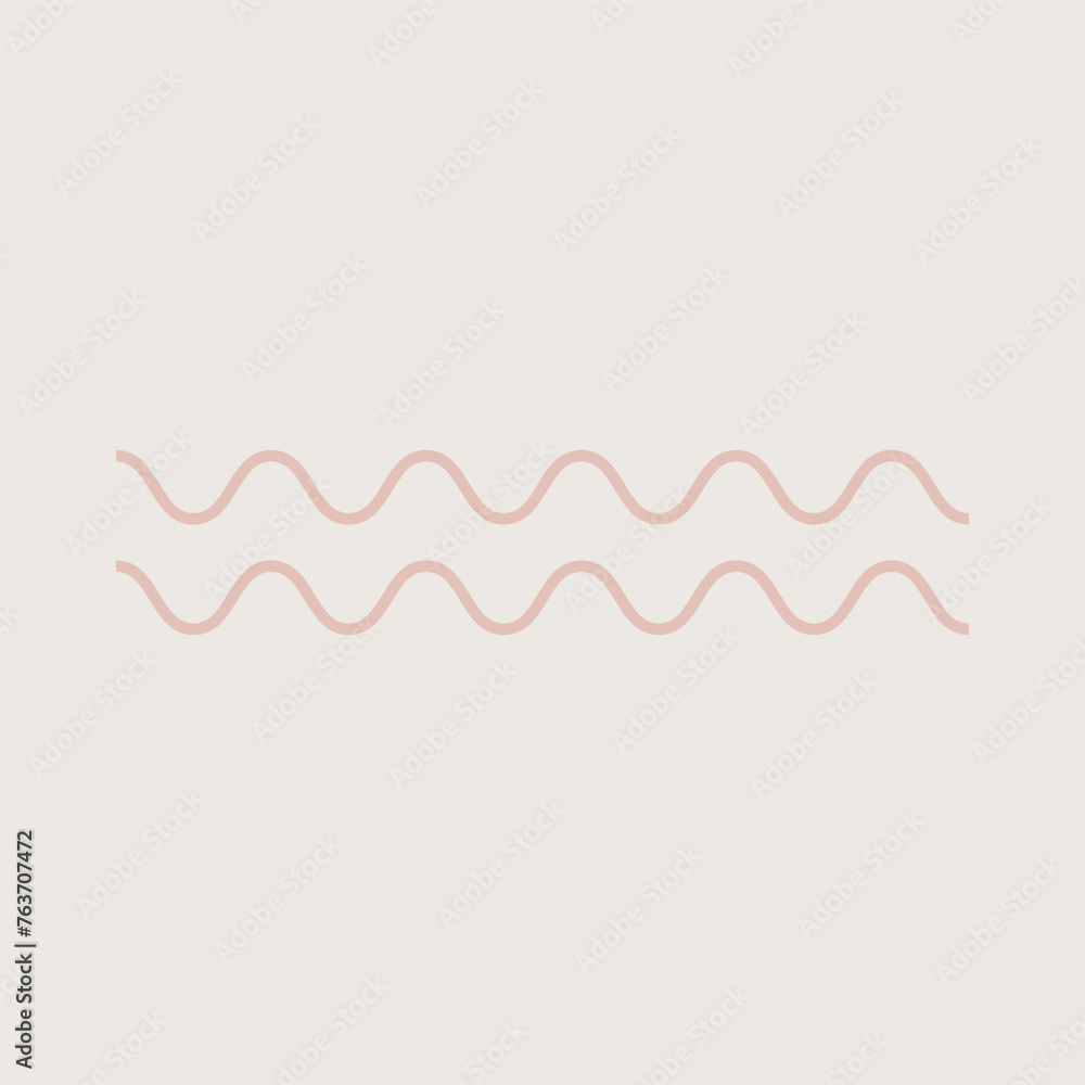 Complex abstract geometric shape with pale details vector element