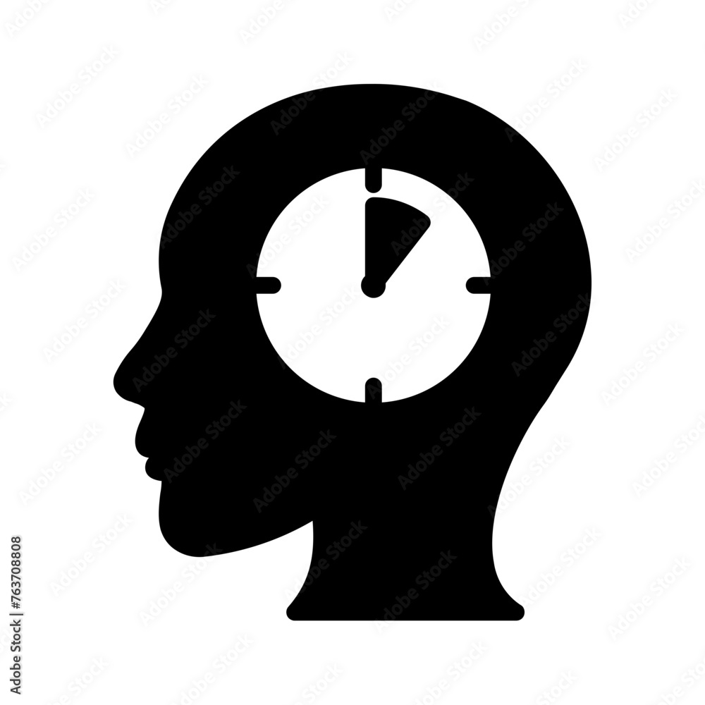 Vector solid black icon for Agility