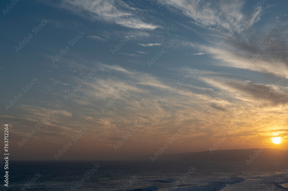 sunset in the clouds