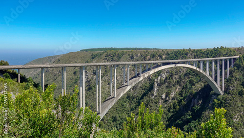 Obraz na płótnie Bloukrans Bridge in South Africa w salonie