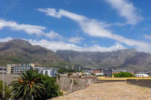 Obraz na płótnie Table mountain in Cape Town w salonie