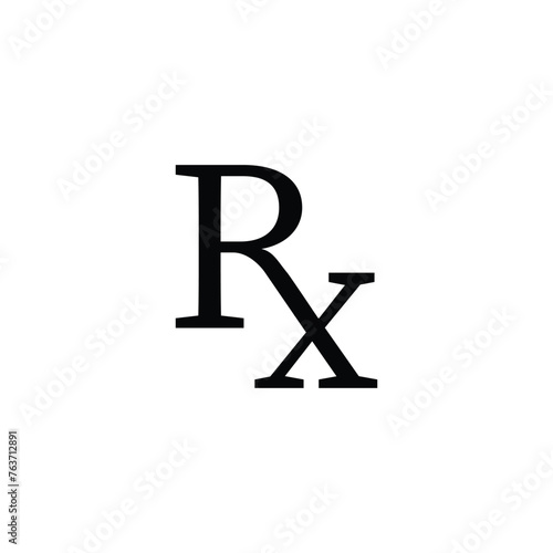 PHARMACY RX LOGO VECTOR ELEMENT