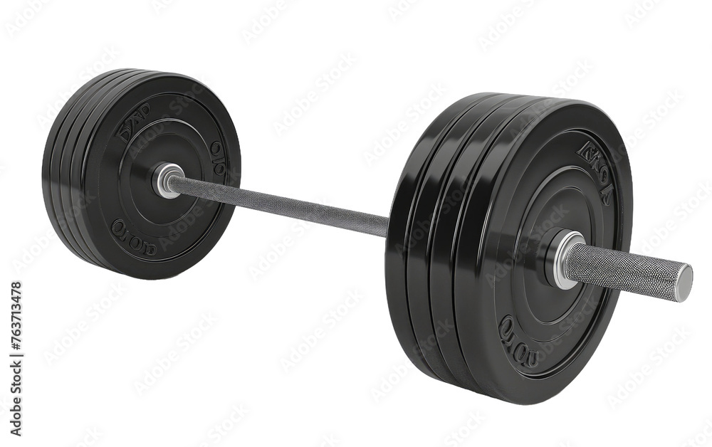 Naklejka premium Fitness Fixture isolated on transparent Background