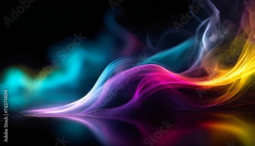 Abstract background Colorful smoke 