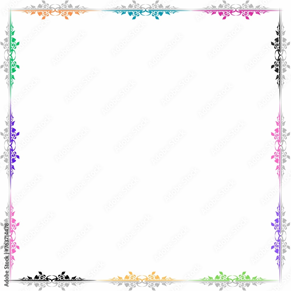 Square Create Artistic Border and Frame Square Create Artistic Border and Frame