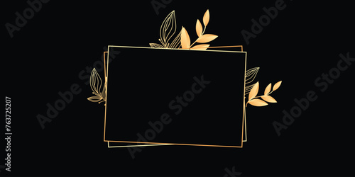 golden luxury frame concept, golden luxury frame vector design, golden realistic luxury frame collection.
