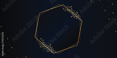 golden luxury frame concept, golden luxury frame vector design, golden realistic luxury frame collection.