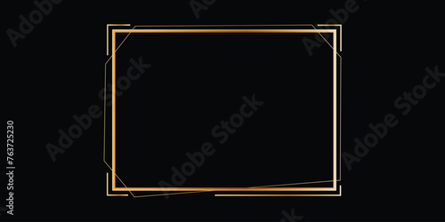 golden luxury frame concept, golden luxury frame vector design, golden realistic luxury frame collection.