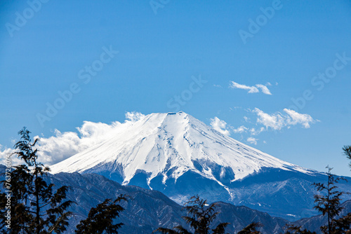 九鬼山から見る富士山